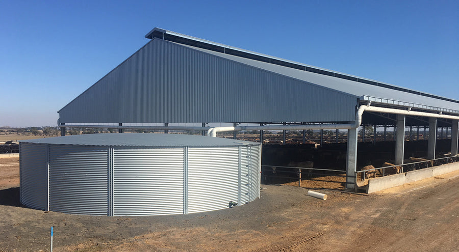 Jalna Feedlot Rhino water tank
