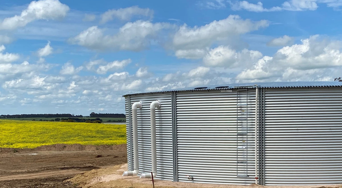 Walker Farming Installs a Second Rhino Water Tank