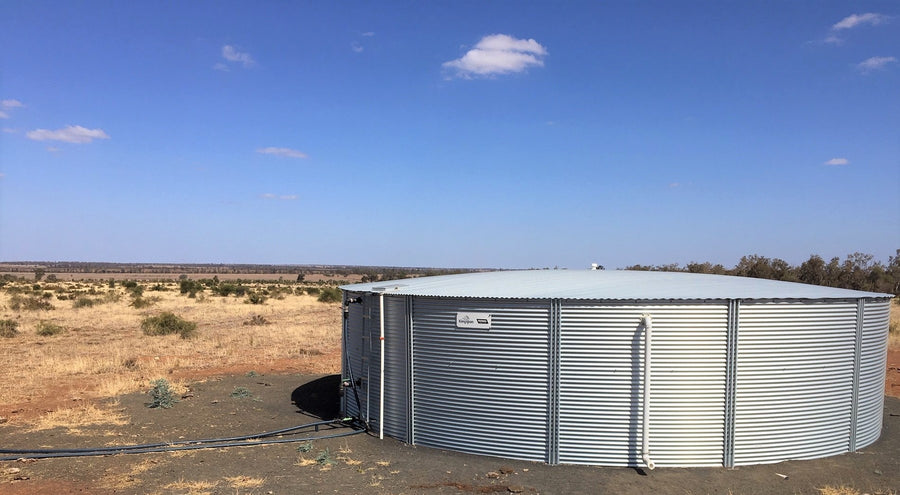 Woodlands Station livestock water tank