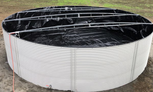 Kingspan Rhino Aquamark Liner installed inside water tank