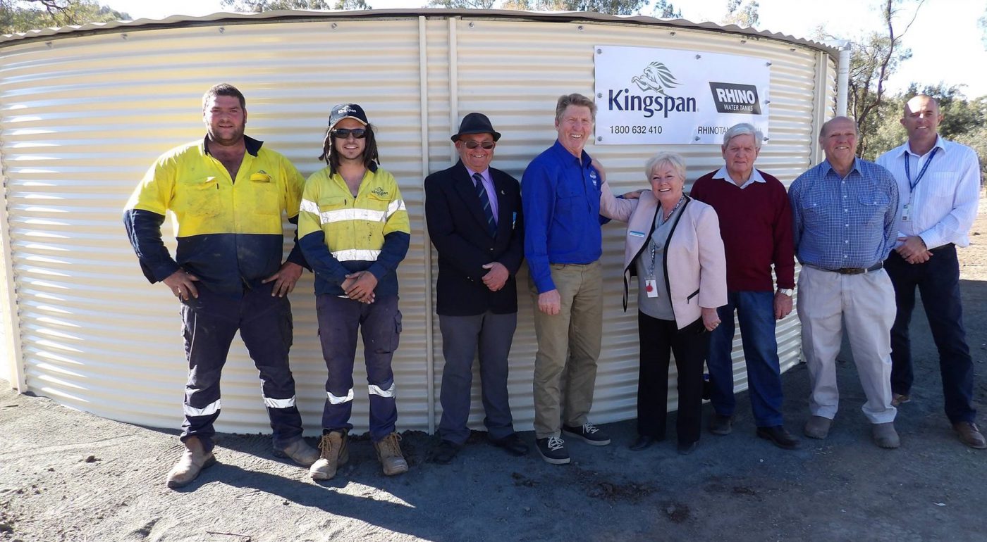 Rhino water tank installed at Liverpool Plains Shire