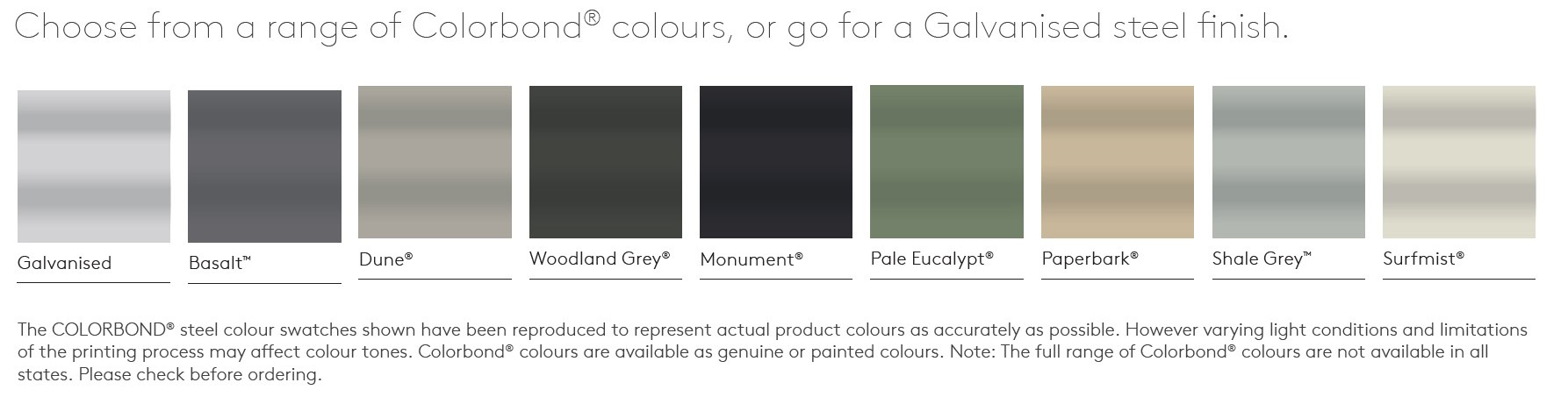 WA Urban Tank Colour Range v2